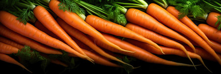 A vibrant backdrop showcasing the rich hues of ripe carrot.の素材