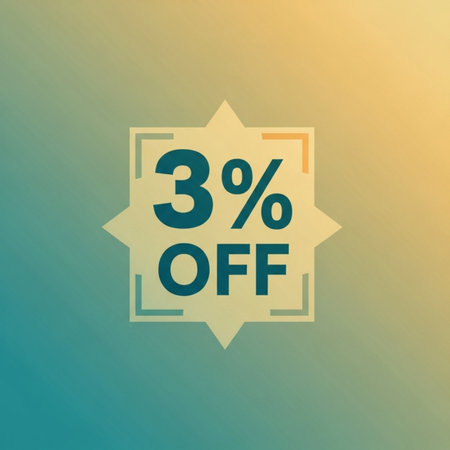 3 percent off sale label icon symbol Flat modern web design illustrationのイラスト素材