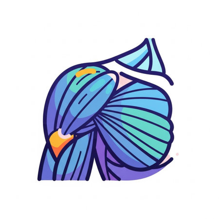 Shoulder joint. Human anatomyのイラスト素材