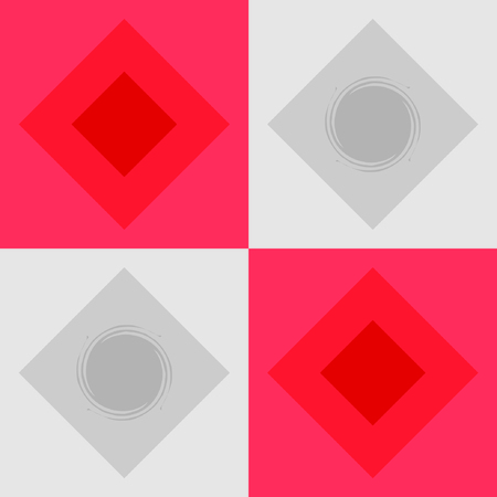 Red patternのイラスト素材