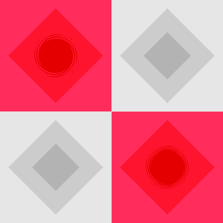 Red patternのイラスト素材