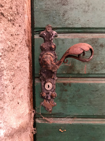 Old handleの写真素材