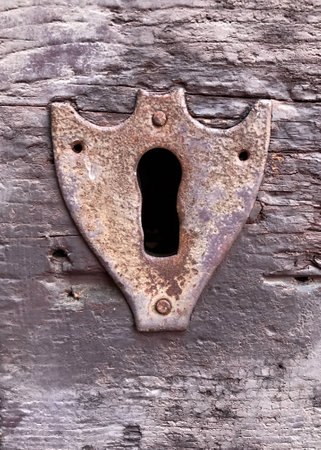 Old keyholeの写真素材