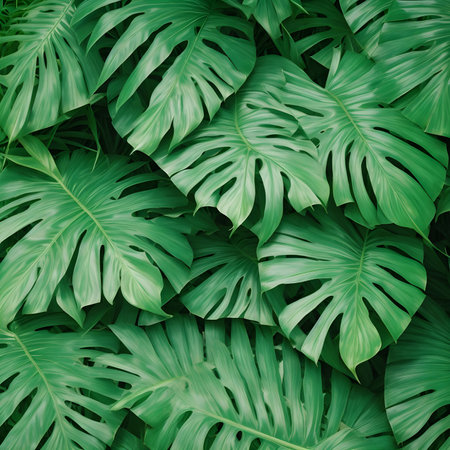 adventure nature background of green forest, tropical forest in green filter, concept of ecology and destination progress, freedom journey lifestyle use for spa and environmental conservationの素材