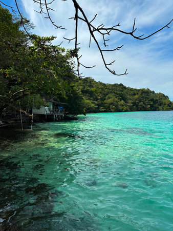 Koh Wai Island, Trat, Thailand is a tinny tropical Island near Koh Chang. tropical beach.Tropical...
