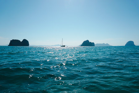 Water sun flare wallpaper close-up background texture. Sparkling sunlight on oceanic waves....
