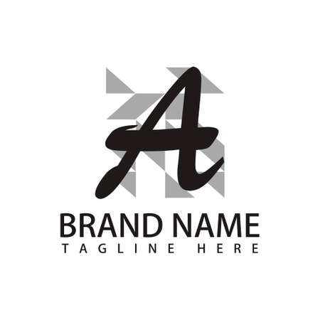 A Letter Logo Icon Vector Artのイラスト素材