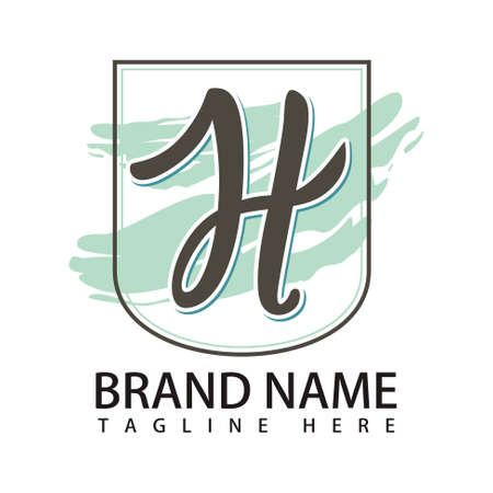 H Letter Logo Icon Vector Artのイラスト素材