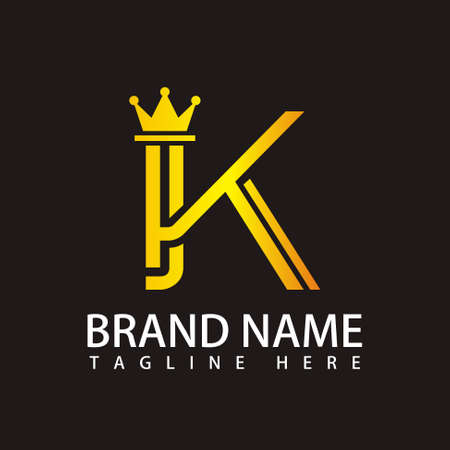 K Letter Logo Vector Artのイラスト素材