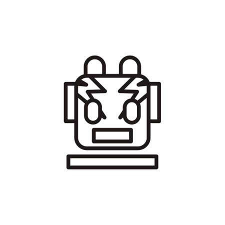 robotic icon vector artのイラスト素材