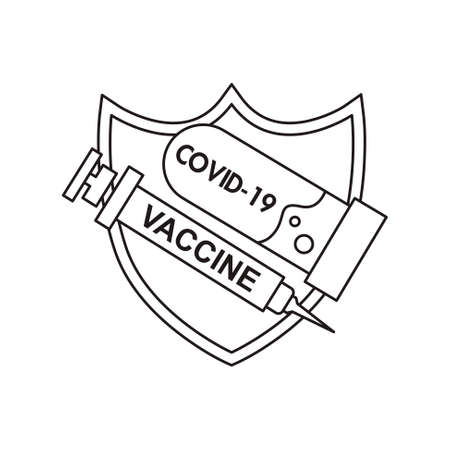 icons coronavirus - vector logo illustrationのイラスト素材