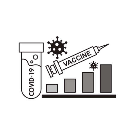 icons coronavirus - vector logo illustrationのイラスト素材