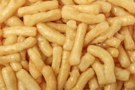 Chak chak, traditional tatar food close-up as background