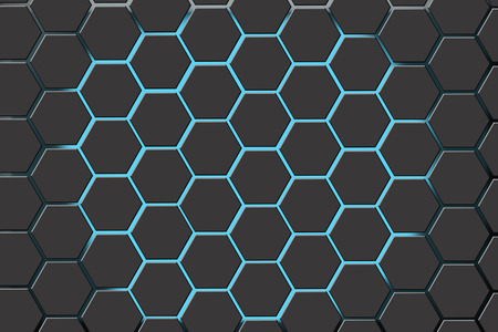 black and blue honey comb