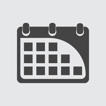Calendar Icon flatのイラスト素材