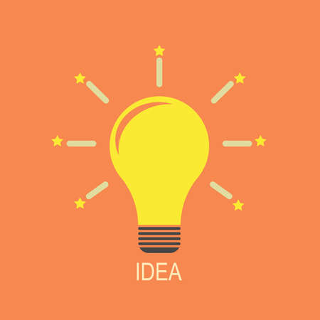 Light bulb icon.のイラスト素材