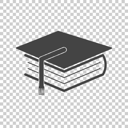 Education and book. Flat icon vectorのイラスト素材