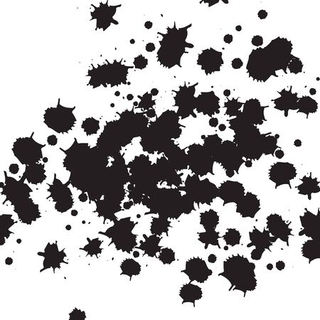 Grunge ink blots texture. Abstract vector illustration.のイラスト素材
