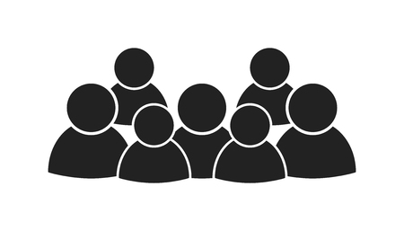 Group of people icon. Person icon illustration.のイラスト素材