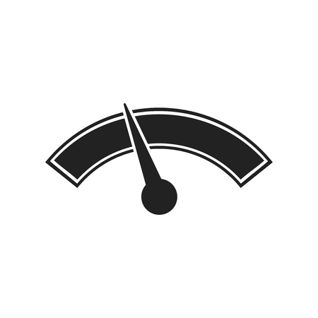 Dashboard vector icon. Level meter speed vector illustration.のイラスト素材