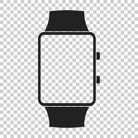 Watch vector icon. Clock flat illustration.のイラスト素材