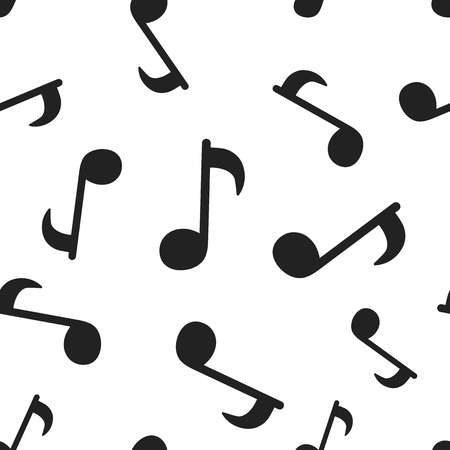 Music note seamless pattern background. Business concept vector illustration. Sound note symbol pattern.のイラスト素材