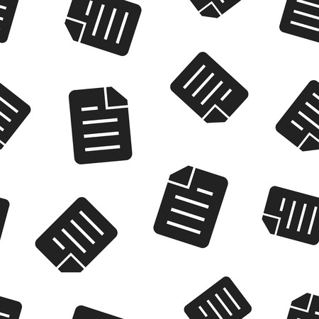 Document folder portfolio seamless pattern background. Business concept vector illustration. Archive data file symbol pattern.のイラスト素材