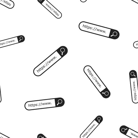 Address and navigation bar icon seamless pattern background.のイラスト素材