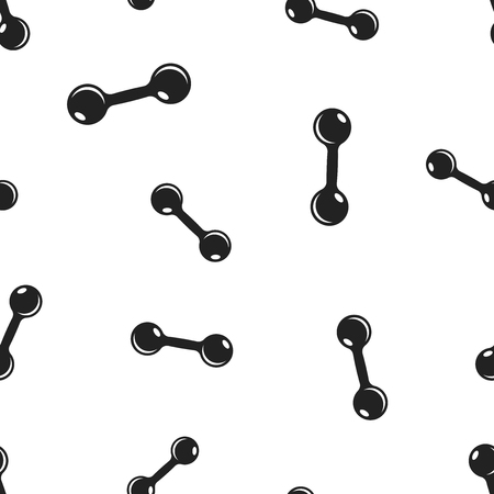 Dumbbell fitness gym icon seamless pattern background. Business concept vector illustration. Barbell bodybuilding sport symbol pattern.のイラスト素材