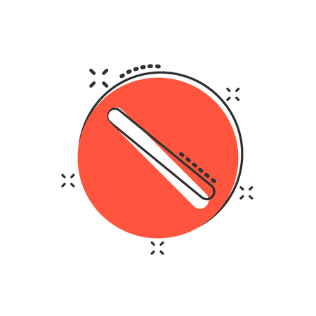 Vector cartoon pill icon in comic style. Tablet concept illustration pictogram. Capsule medical business splash effect concept.のイラスト素材