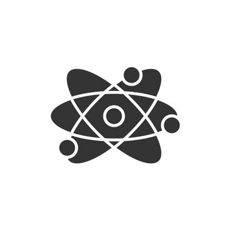 Science icon in flat style. Dna cell vector illustration on white isolated background. Molecule evolution business concept.のイラスト素材