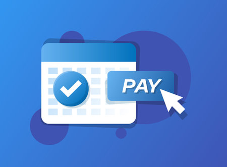 Success approved payment icon in flat style. Check mark notification vector illustration on isolated background. Invoice payday sign business concept.のイラスト素材