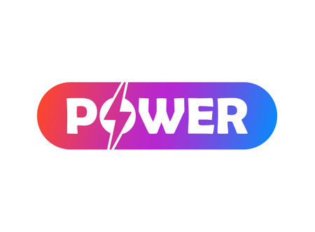 Lightning power icon in flat style. Energy symbol vector illustration on isolated background. Start sign business concept.のイラスト素材