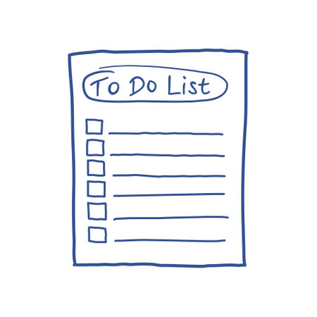 Hand drawn memo paper sheet icon in flat style. Sticky note vector illustration on isolated background.  To do list sign business concept.のイラスト素材