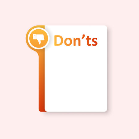 Negative list or planning icon in flat style. Paper sheet with cons clipboard vector illustration on isolated background. Checkbox plan sign business concept.のイラスト素材