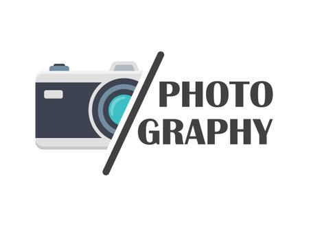 Camera icon in flat style. Photography vector illustration on isolated background. Photo sign business concept.のイラスト素材