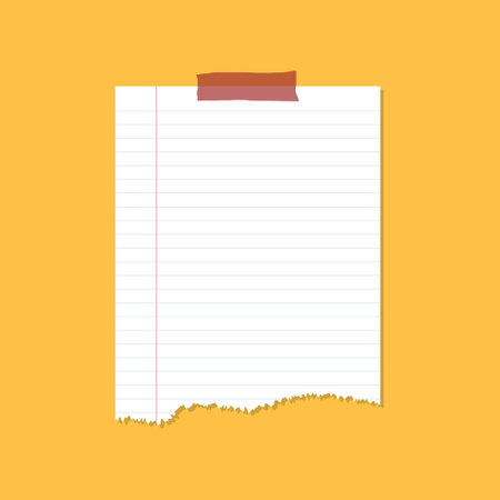 Paper sheet icon set in flat style. Note paper pieces vector illustration on isolated background. Sheets of note papers sign business concept.のイラスト素材
