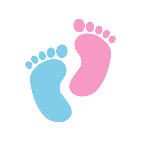 Footprint icon in flat style. Footpath step vector illustration on isolated background. Foot print sign business concept.のイラスト素材
