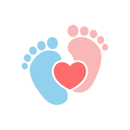 Footprint icon in flat style. Footpath step vector illustration on isolated background. Foot print sign business concept.のイラスト素材
