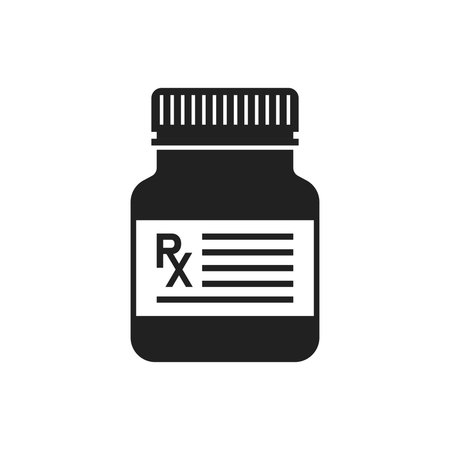 Pill icon in flat style. Drug vector illustration on isolated background. Medicine pharmacy sign business concept.のイラスト素材