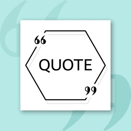 Blank speech bubble template icon in flat style. Bubble with quote vector illustration on isolated background. Dialogue frame sign business concept.のイラスト素材