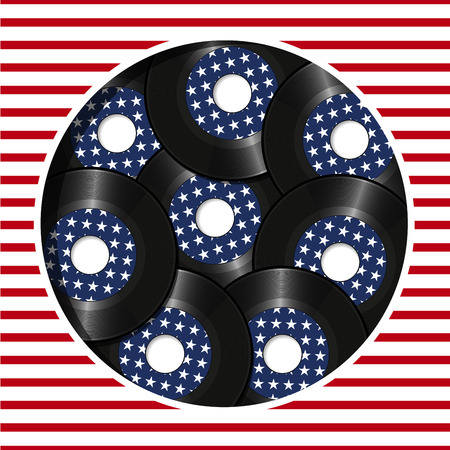American musicのイラスト素材