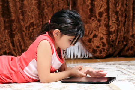 portrait of a childの写真素材