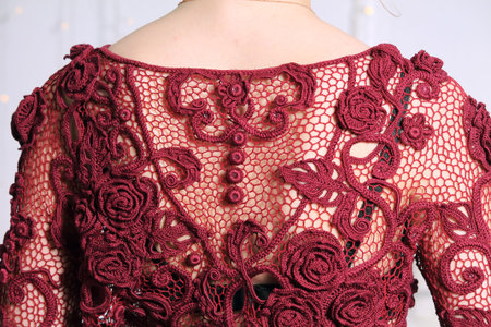girl in lace