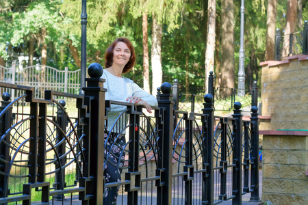 woman at the resortの写真素材