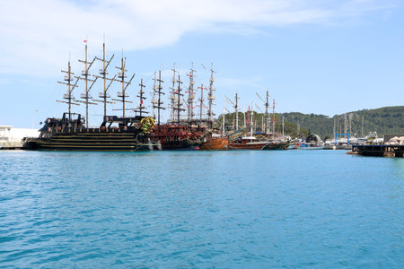 ship on the water