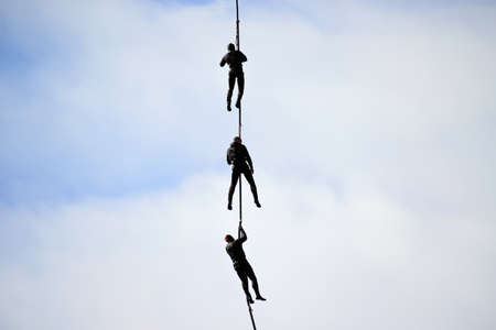 air show over water in the airの写真素材