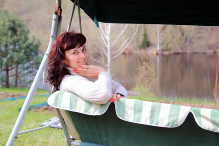 Portrait of a womanの写真素材