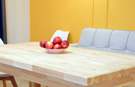 apples in a place in the kitchen