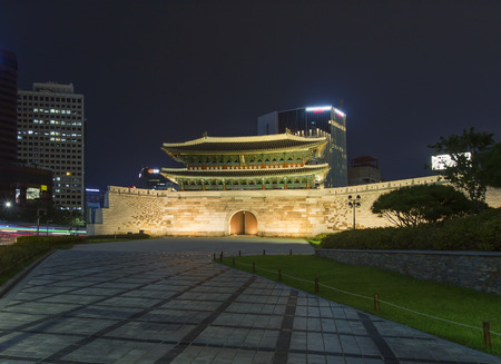Namdaemun Gate in Seoul South Koreaのeditorial素材